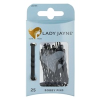 Lady Jayne Bobby Pins, Black, 4.5 cm, Pk25