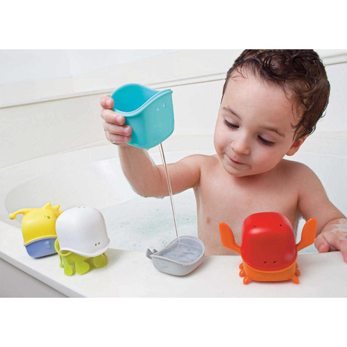 Boon Bath Tub Interchangeable Creature Cups Baby Kids Toys
