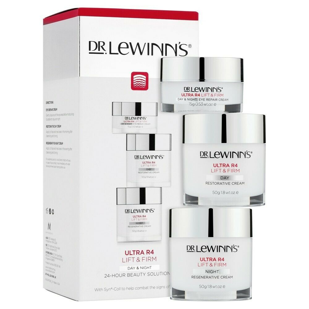 Dr Lewinn's Ultra R4 PACK Restorative Day, Regenerative Night, Eye Lift