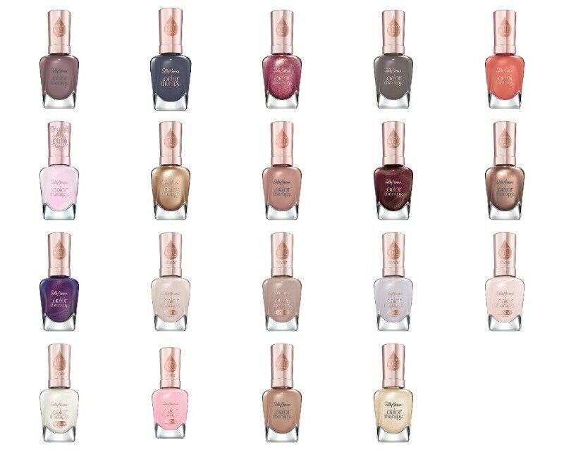 Sally Hansen Colour Therapy Nail Polish Argan Oil Formula Long Lasting