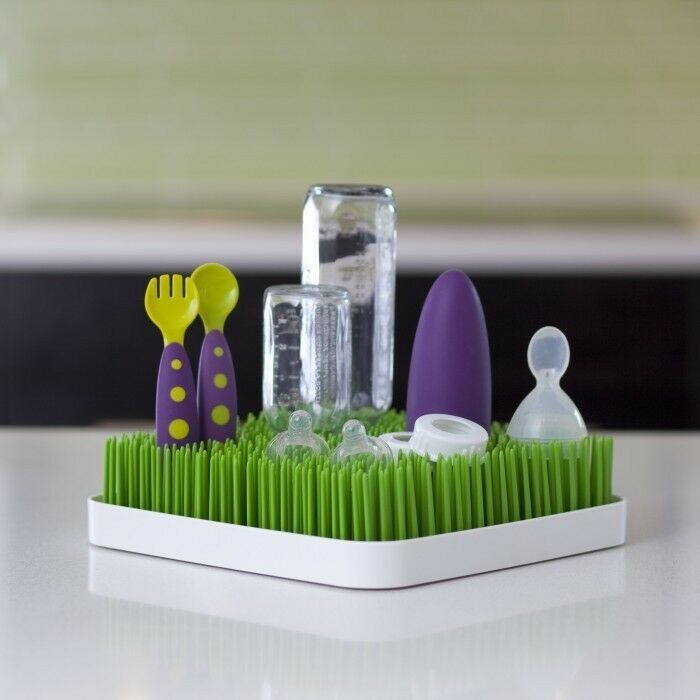 Boon Grass Countertop Baby Bottle Dummy Cutlery Drying Rack 2