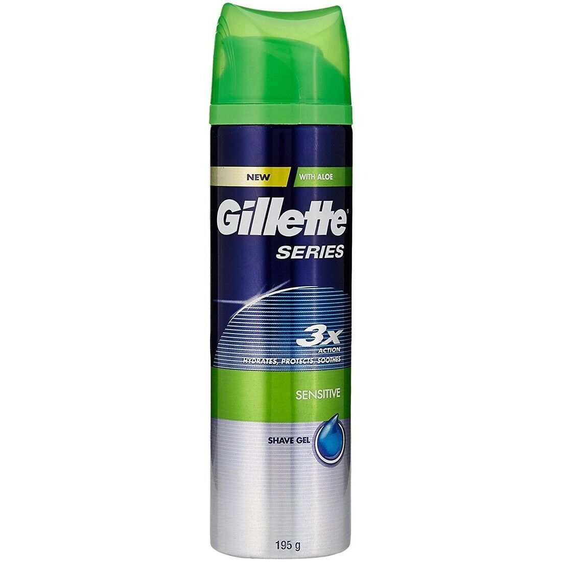 Gillette Shave Gel Sensitive with Aloe 195G