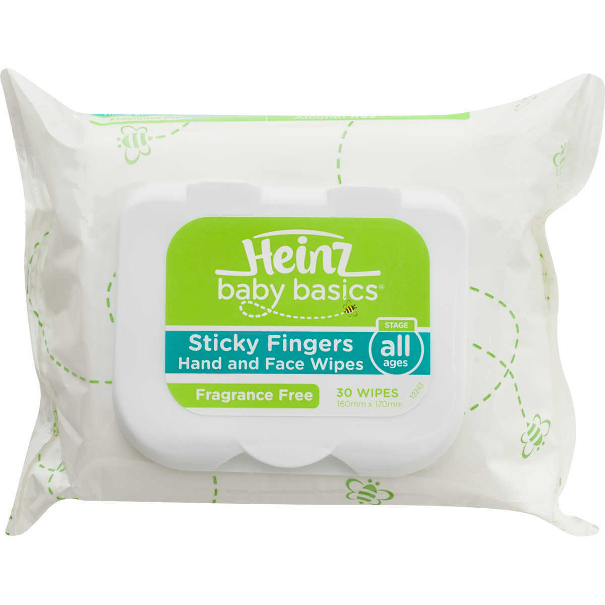 Heinz Baby Basics Sticky Fingers Hand and Face Wipes