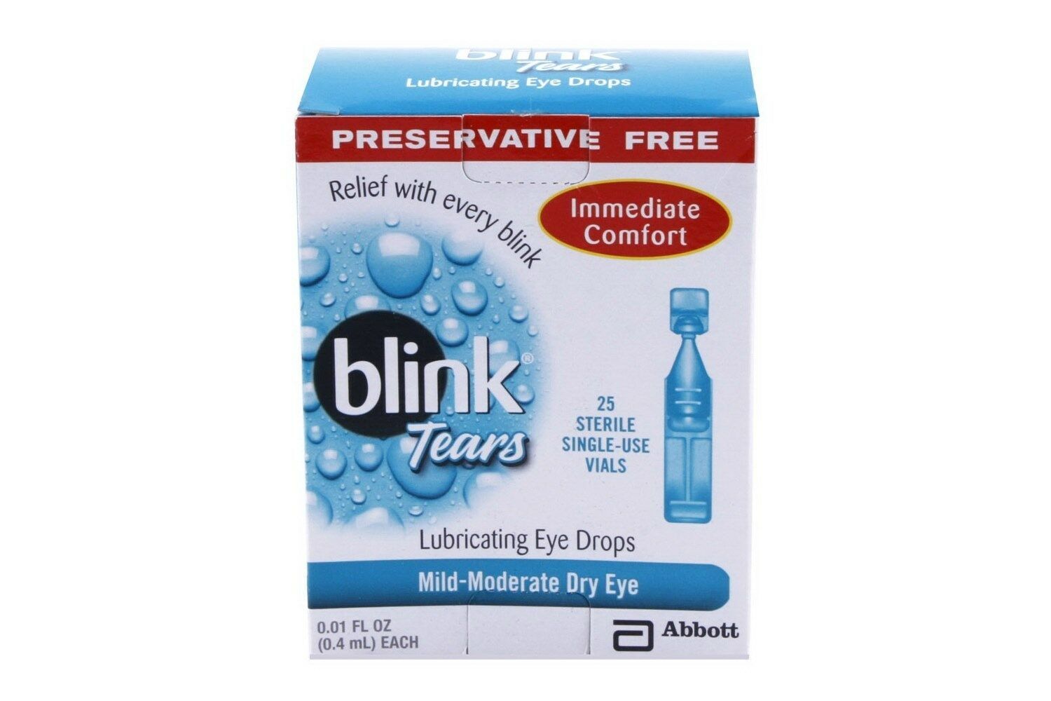 Blink Intensive Tears 0.4Mlx20 Intensive Eye Drops For MildModerate