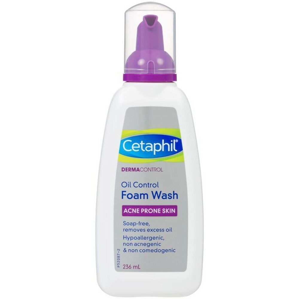 Cetaphil Derma Oil Control Foam Wash 236ML - Cleanse oily ...