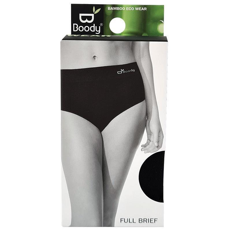 Boody Full Briefs Black Large - Boody Underwear