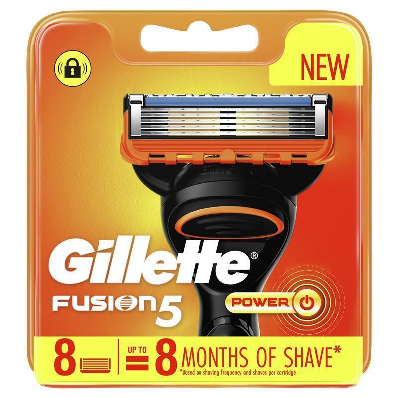 Gillette Fusion Power Razor Blades 8 Pack