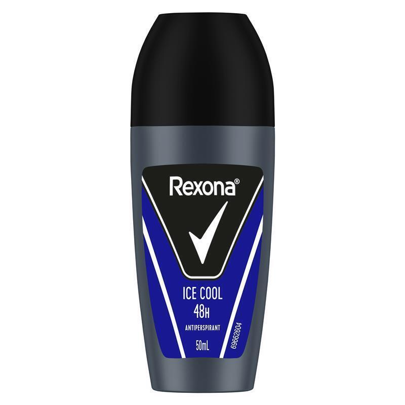 Rexona for Men Antiperspirant Deodorant Roll On Ice Cool 50ml - Just ...