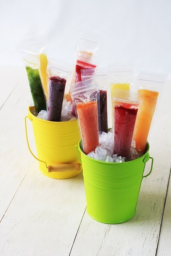 Zipzicles Reusable Zip Top Ice Pop Pouches 18 Packs Zipzicle Ziptop