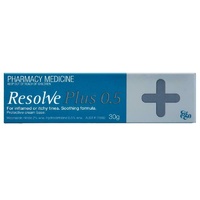 Ego Resolve Plus 0.5% Cream 30G For Inflamed Or Itchy Tinea. Soothing Formula
