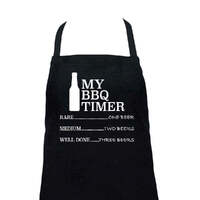 Annabel Trends Screen Print Apron - BBQ Timer