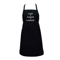 Annabel Trends Screen Print Apron - Wine + Dinner