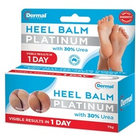 Dermal Therapy Heel Balm Platinum 75G hydrate dry, cracked heels and feet