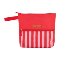 Annabel Trends Beach Wet Pouch - Red Stripe