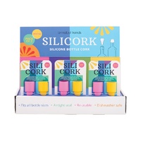 Annabel Trends Silicork Wine Stopper - Counter Pack of 18