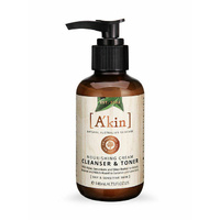 A'kin Nourishing Cream Cleanser & Toner 150ml - Dry & Sensitive Skin Deep Clean