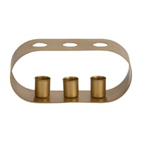 Annabel Trends Candle Holder Trio - Gold