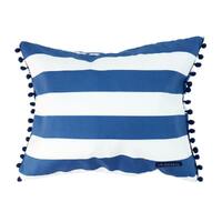 Annabel Trends Inflatable Beach Pillow Navy Stripe