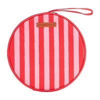 Annabel Trends Picnic Round Plate Set - Red Stripe