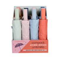 Annabel Trends Compact Umbrella - Pastel - Counter Pack of 12