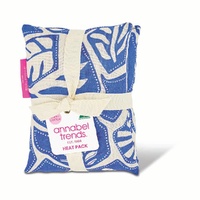 Annabel Trends Heat Pillow - Linen Cotton - Blue Oasis