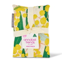 Annabel Trends Heat Pillow - Linen Cotton - Golden Wattle