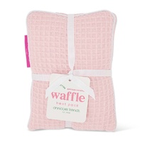Annabel Trends Heat Pillow - Waffle Cotton - Pink
