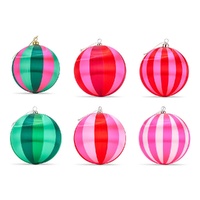 Annabel Trends Xmas Baubles - Jumbo - CDU 6pc