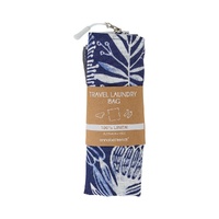 Annabel Trends Laundry Bag - Linen - Navy Natives