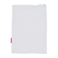 Annabel Trends Laundry Bag - Waffle Cotton - White