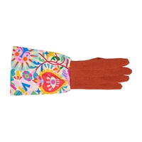 Annabel Trends Long Sleeve Garden Gloves - Cotton - Fiesta