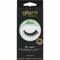 Manicare Glam Sophia Mink Effect Lashes 50 Textured Lashes, mult-dimensional