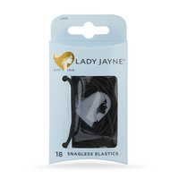 Lady Jayne BLACK SNAGLESS ELASTICS - PK18