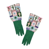 Annabel Trends Long Sleeve Garden Gloves - Linen - Celestial Dreams
