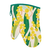 Annabel Trends Oven Mitt - Single - Linen Cotton - Golden Wattle