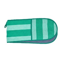 Annabel Trends Double Oven Mitt - Cotton - Green Stripe