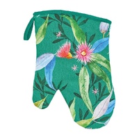 Annabel Trends Oven Mitt - Single - Linen Cotton - Gum Blossom