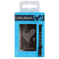 Lady Jayne Bobby Pins, Black, 6.4 cm, Pk25