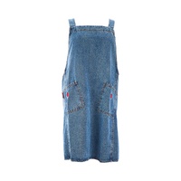 Annabel Trends Denim Apron - Apple Embroidery