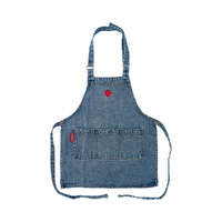 Annabel Trends Kids Denim Apron - Apple Embroidery