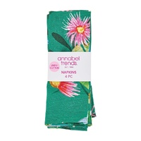 Annabel Trends Napkin Set - Linen Cotton - Gum Blossom