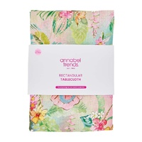 Annabel Trends Tablecloth - Linen Cotton - Tiki Island - Large 138cm x 300cm