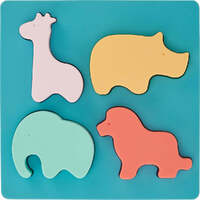 Annabel Trends Silicone Puzzle - Land Animals