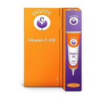 100% Invite E Pure Vitamin E Oil 15ml Reduce Skin Dryness Soften Dry Areas