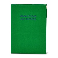 Annabel Trends Journal - Notes - Green with Zip