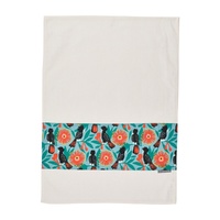 Annabel Trends Tea Towel - Cotton - Black Cockatoos