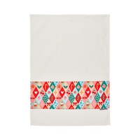 Annabel Trends Tea Towel - Cotton - Christmas Harlequin
