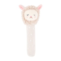 Annabel Trends Hand Rattle - Knit - Lamb