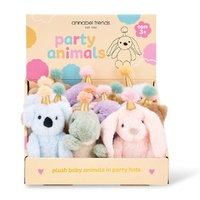 Annabel Trends Plush Party Animals - Counter Pack of 12