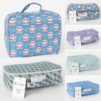 4MyEarth The Case - Insulated Lunch Bag 100% Cotton Canvas Zip Closure